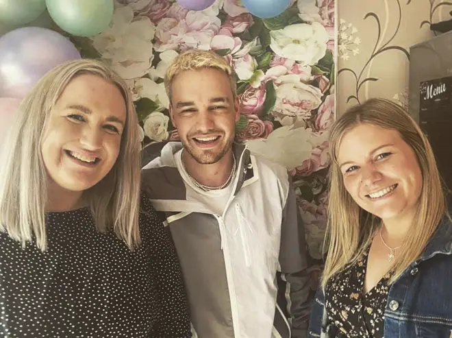 Liam Payne with sisters