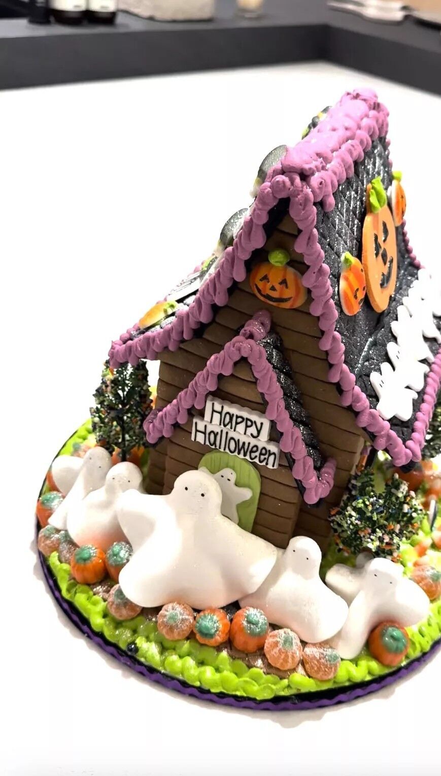 Kim Kardashian's gingerbread Halloween house