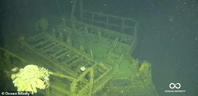 The wreck of the 'Ghost Ship of the Pacific