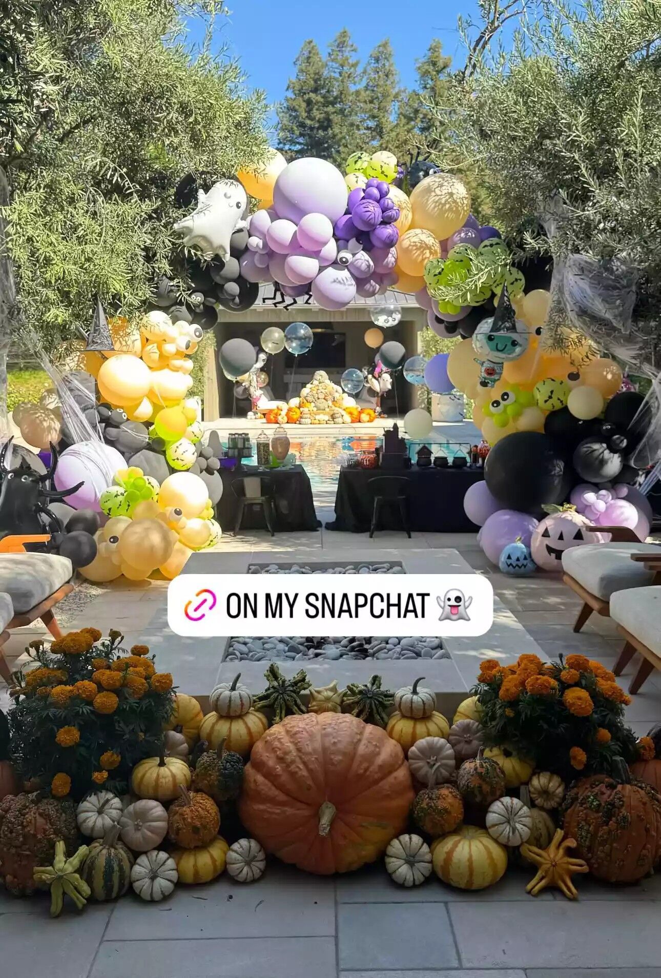 Khloé Kardashian's pumpkin party.