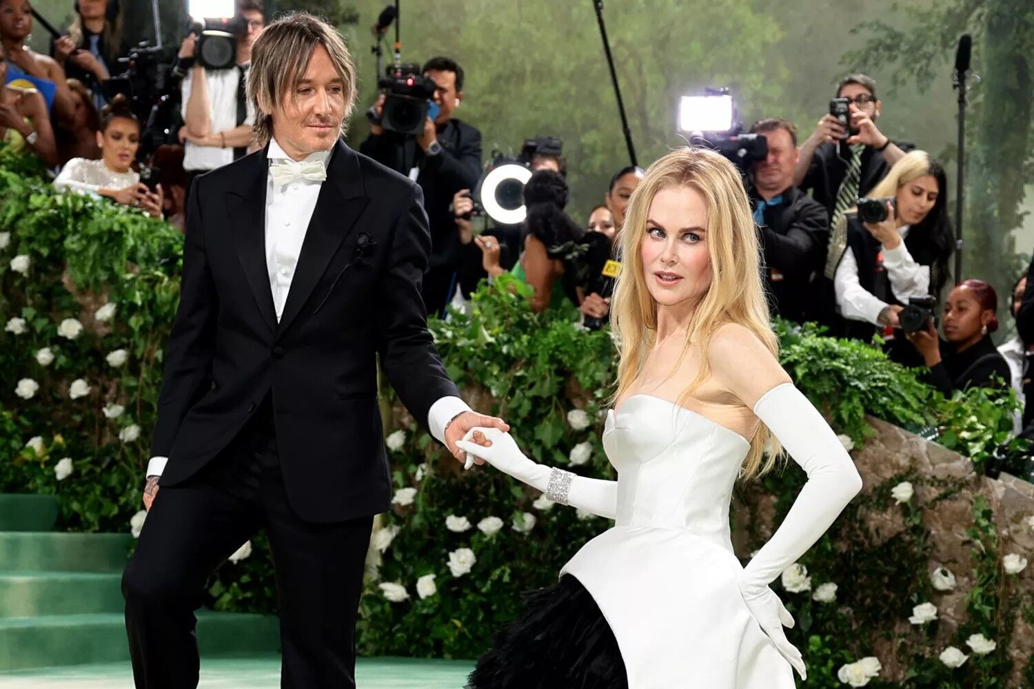 Keith Urban and Nicole Kidman attend the 2024 Met Gala in New York City on May 6, 2024