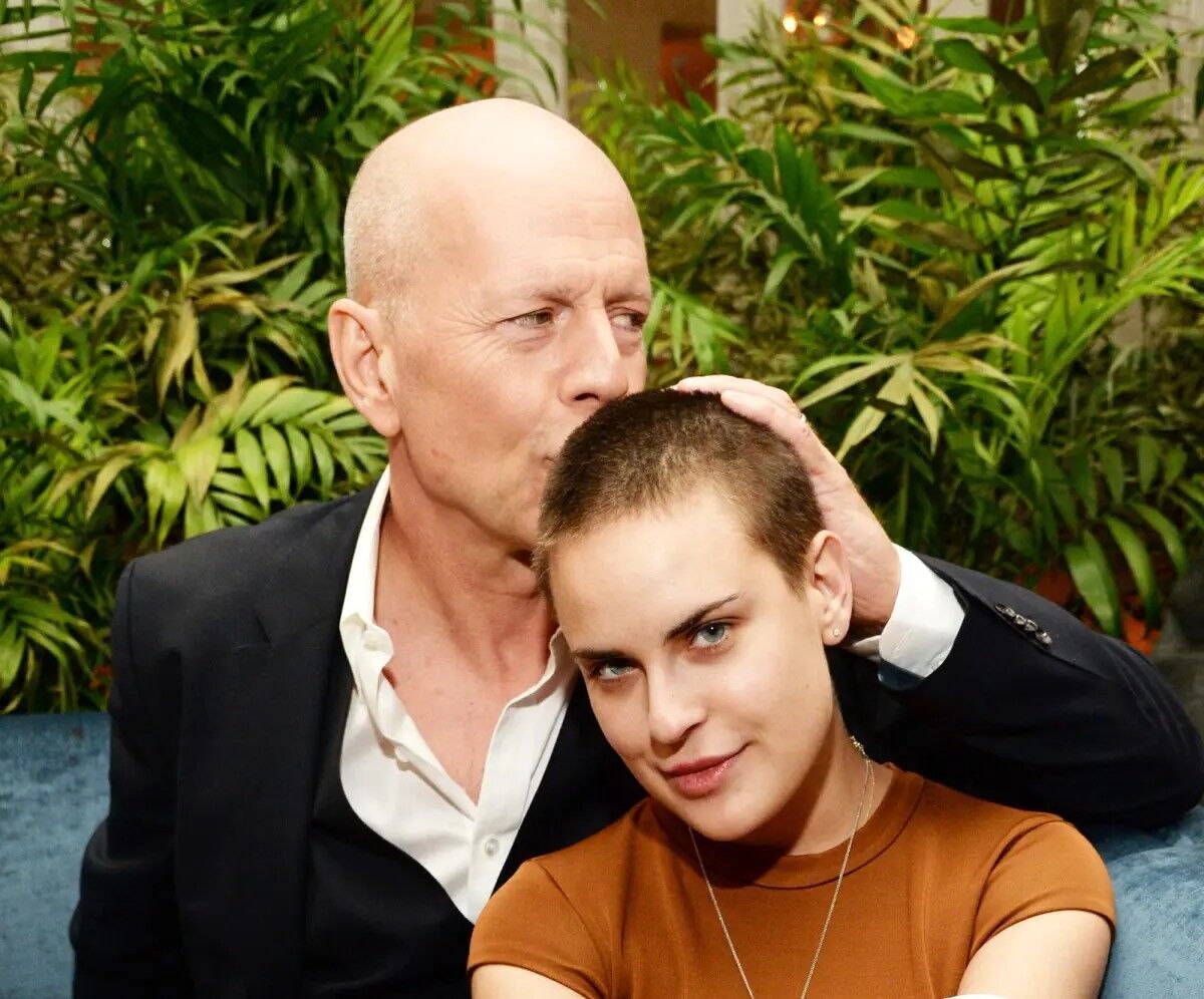 Tallulah and Bruce Willis