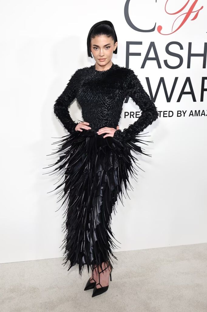 CFDA Awards: Kylie Jenner Unveils Dark and Striking Raven-Inspired Look