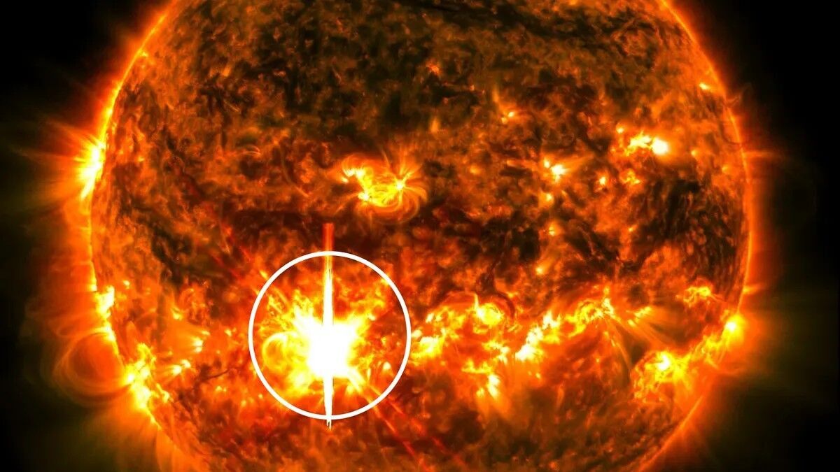 A X7.1 solar flare exploded from the sun at around at around 6 p.m. ET on Tuesday (Oct. 1). At the time, it was the second most powerful flare of the current solar cycle