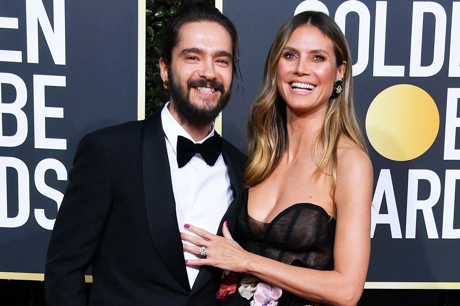 Tom Kaulitz and Heidi Klum at the 76th Annual Golden Globe Awards held at The Beverly Hilton Hotel on January 06, 2019.