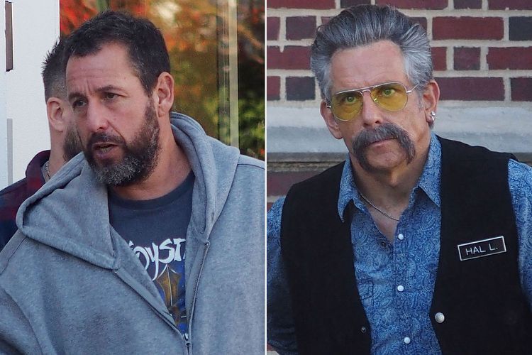 Adam Sandler and Ben Stiller Spotted on Set of Happy Gilmore 2