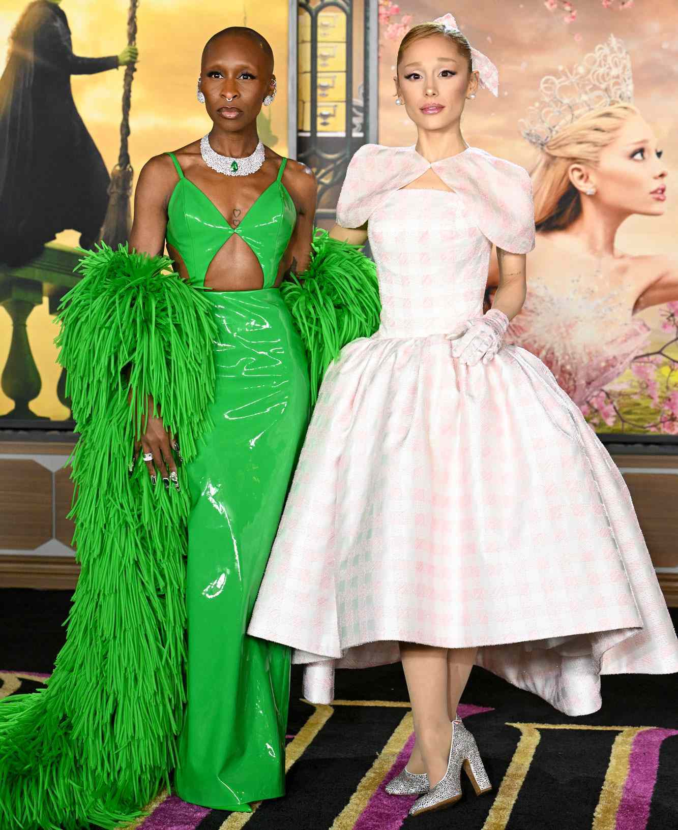 Ariana Grande and Cynthia Erivo Arrive at Wicked L.A. Premiere 