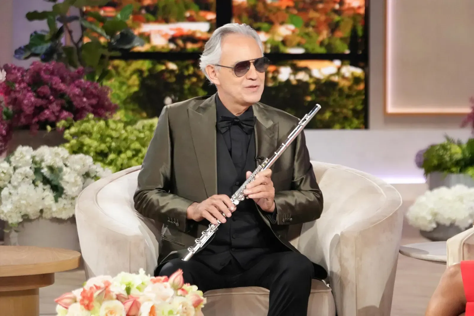 Andrea Bocelli Reveals His Pre-Show Instrument Ritual