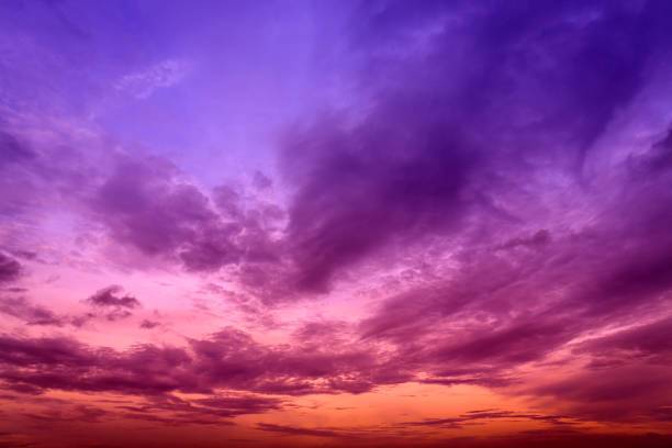 Purple sky