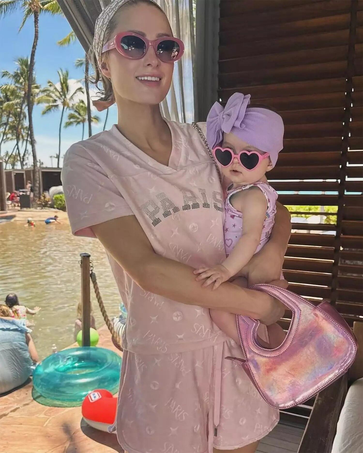 Paris Hilton and daughter London