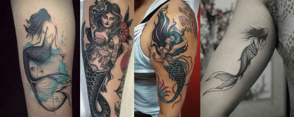 A mermaid tattoo