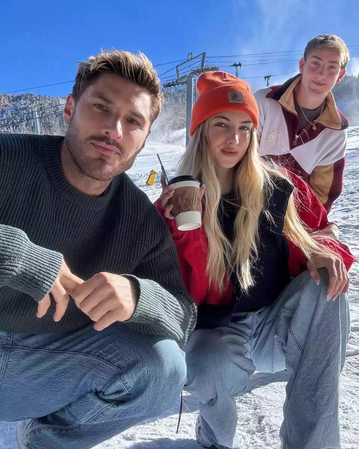 Chris Appleton with his daughter, Kitty-Blu, and son, Billy.