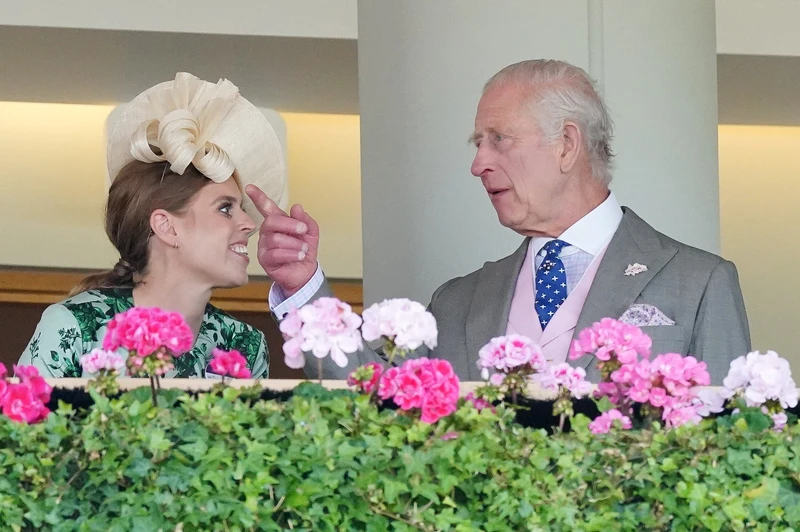 King Charles and Princess Beatrice