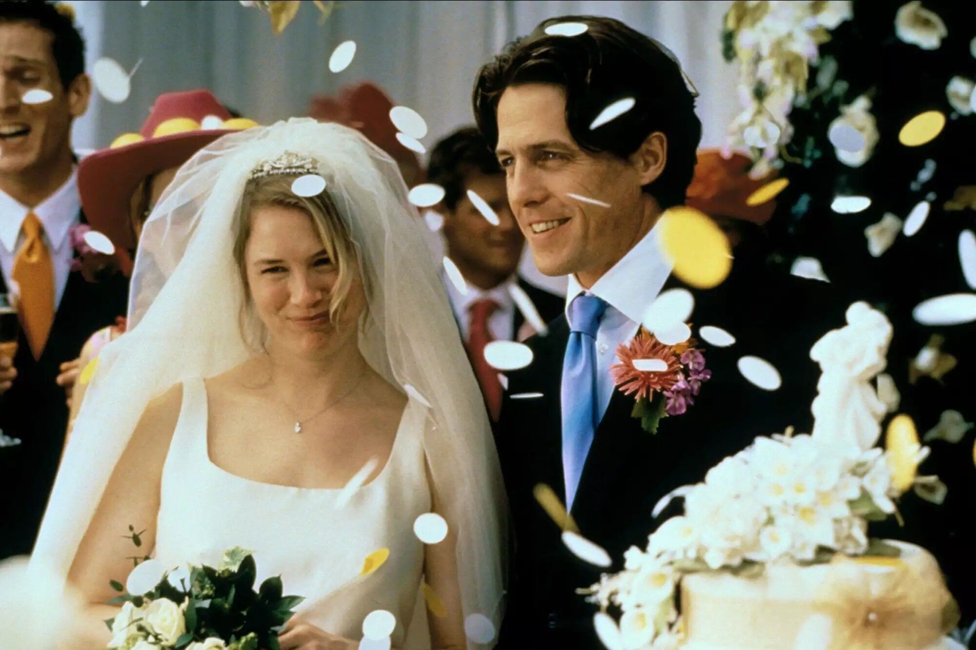 Renee Zellweger and Hugh Grant in 2001's Bridget Jones's Diary