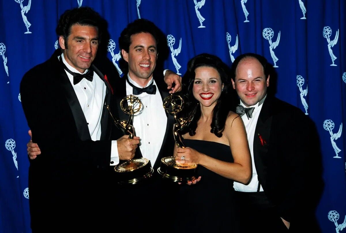 Michael Richards, Jerry Seinfeld, Julia Louis-Dreyfus and Jason Alexander