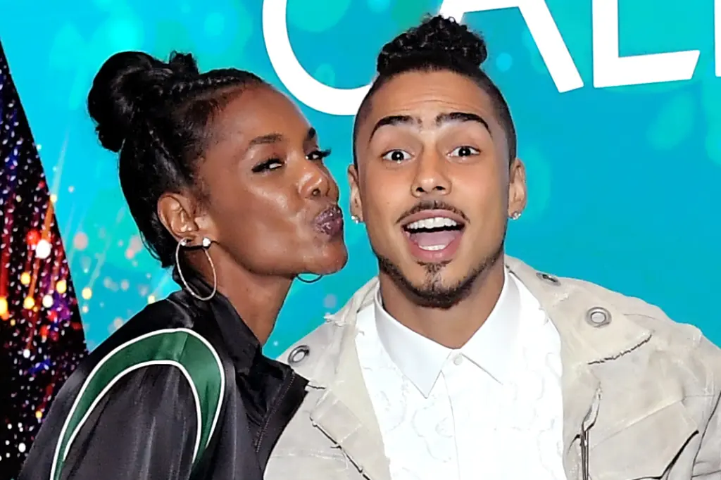 Quincy Brown and Kim Porter