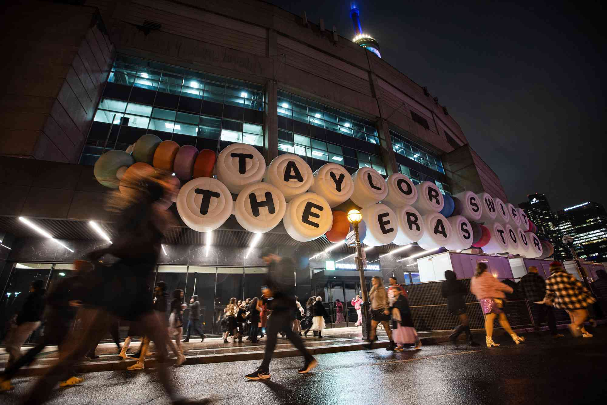 Toronto’s Rogers Centre welcomes Taylor Swift fans.