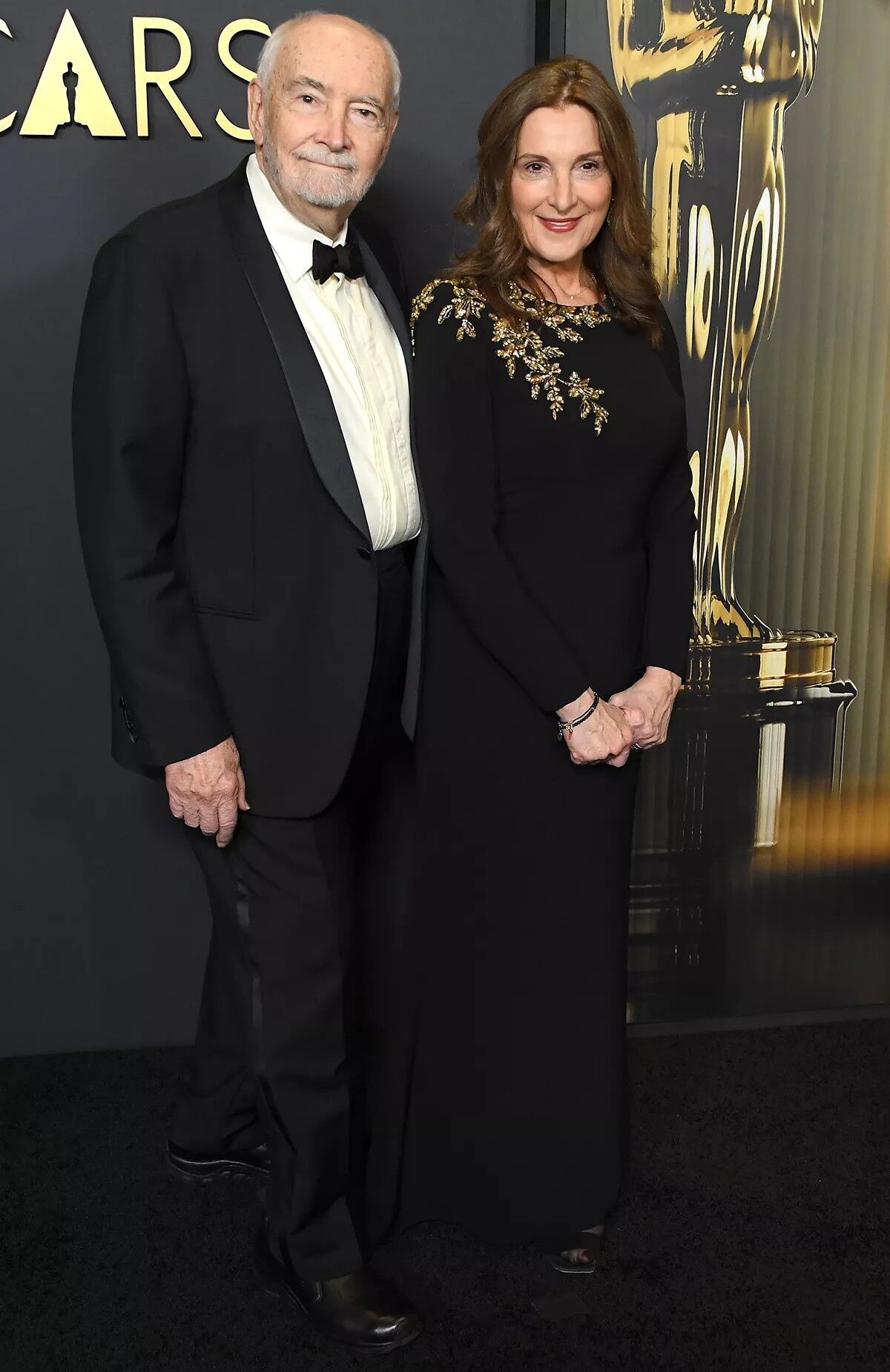 Michael G Wilson and Barbara Broccoli at the 2024 Governors Awards at Dolby Theatre on November 17, 2024.