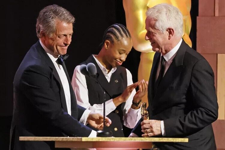 Hugh Grant and Richard Curtis at the 15th annual Governors Awards.