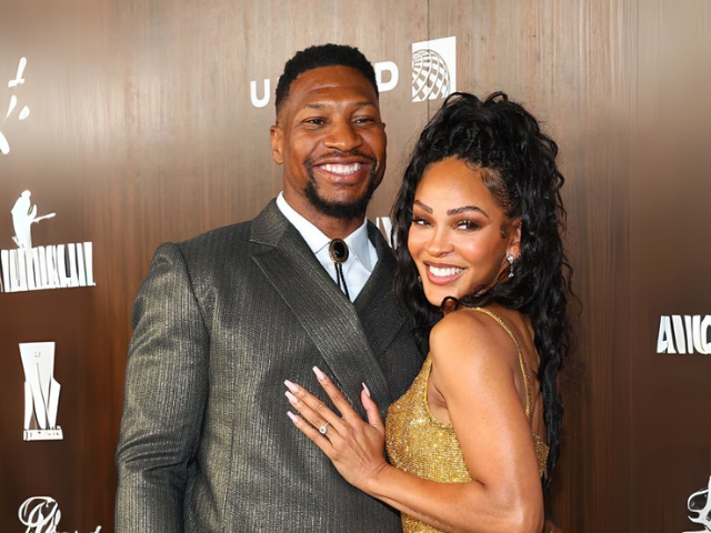 Jonathan Majors and Meagan Good