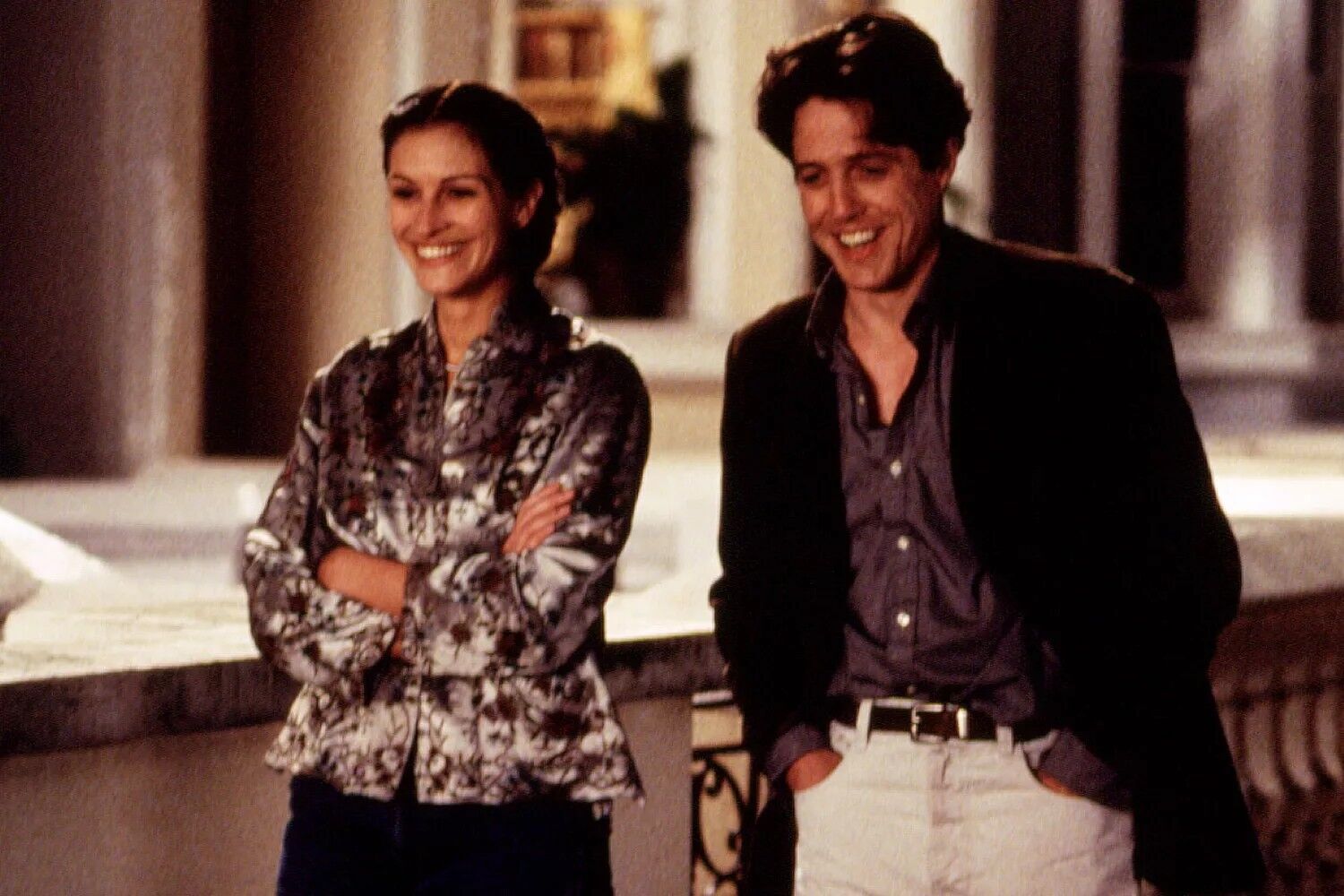 Julia Roberts and Hugh Grant in Notting Hill