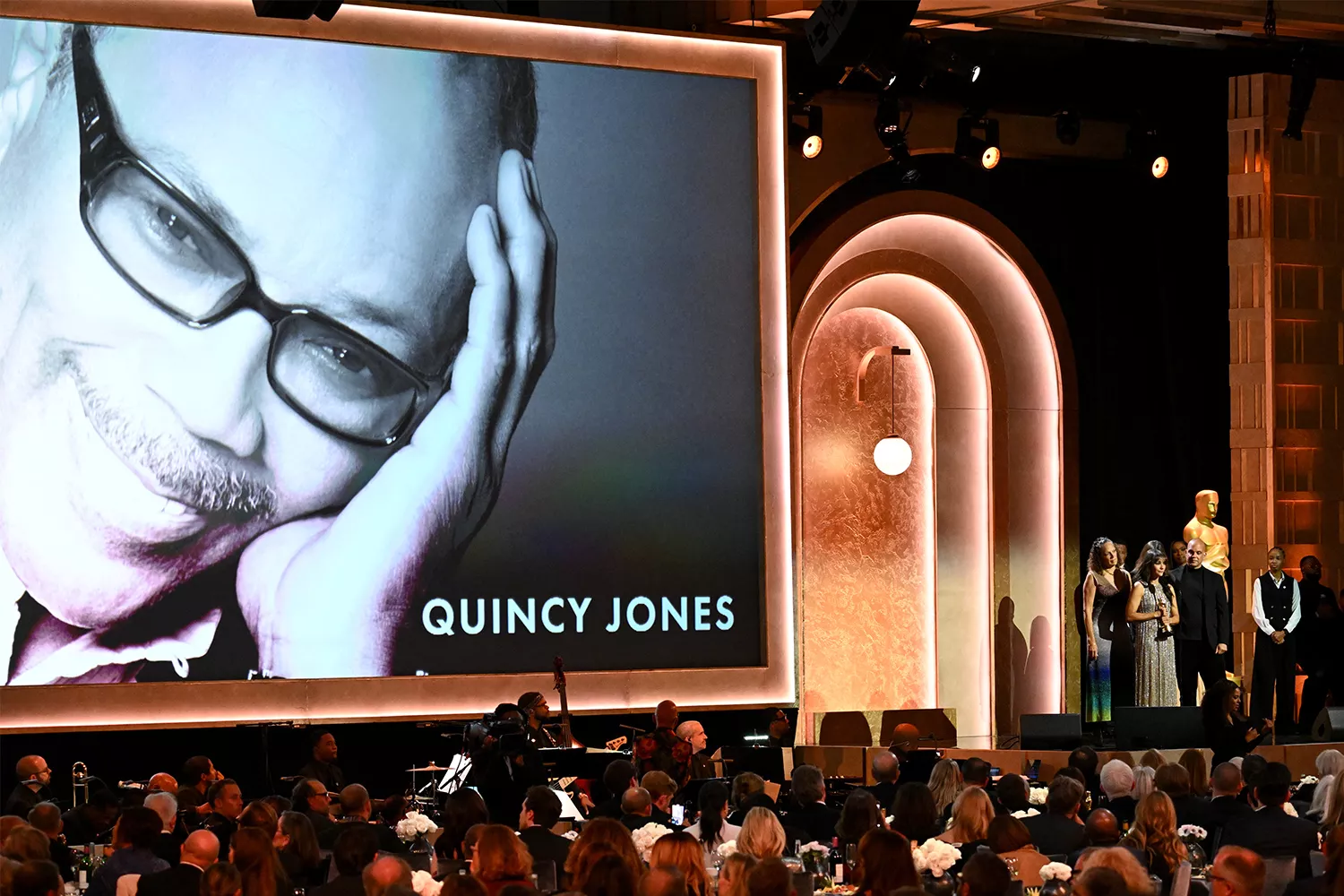 Quincy Jones was honored at the 15th Governor Awards on Nov. 17.