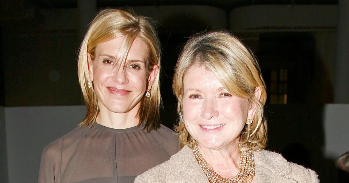 Martha Stewart with daughter