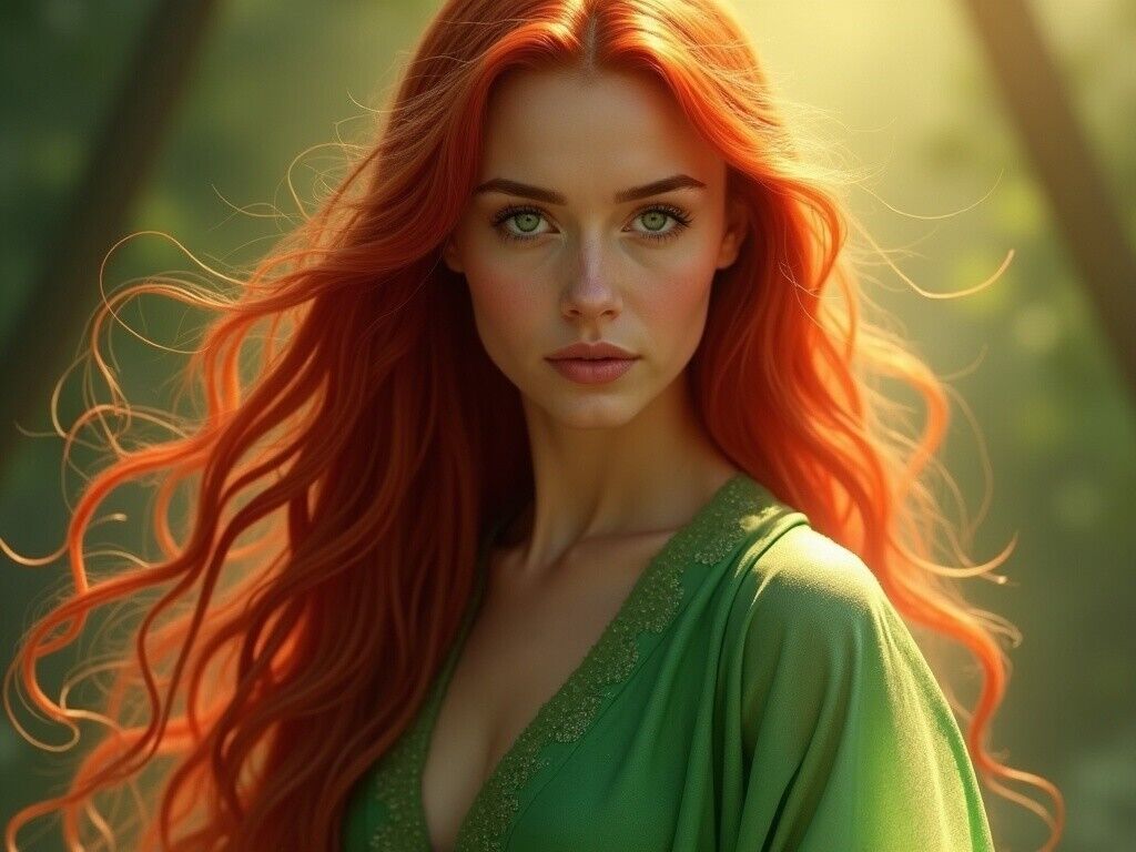 Orange hair