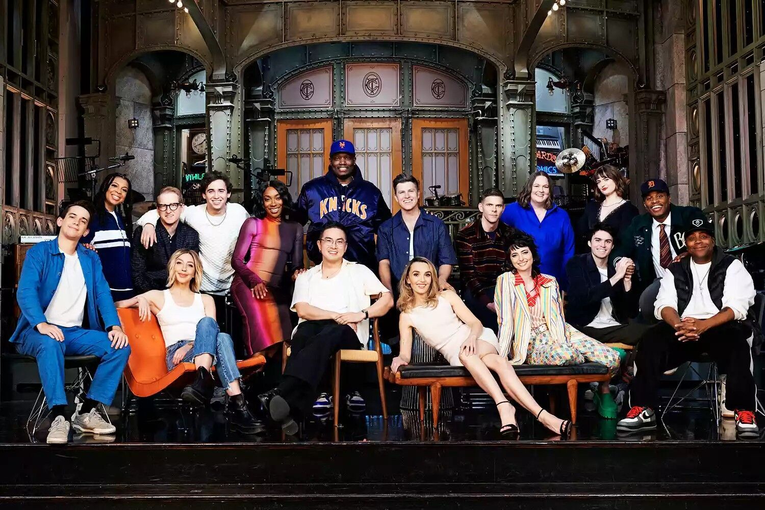 The season 49 cast of 'SNL.'.