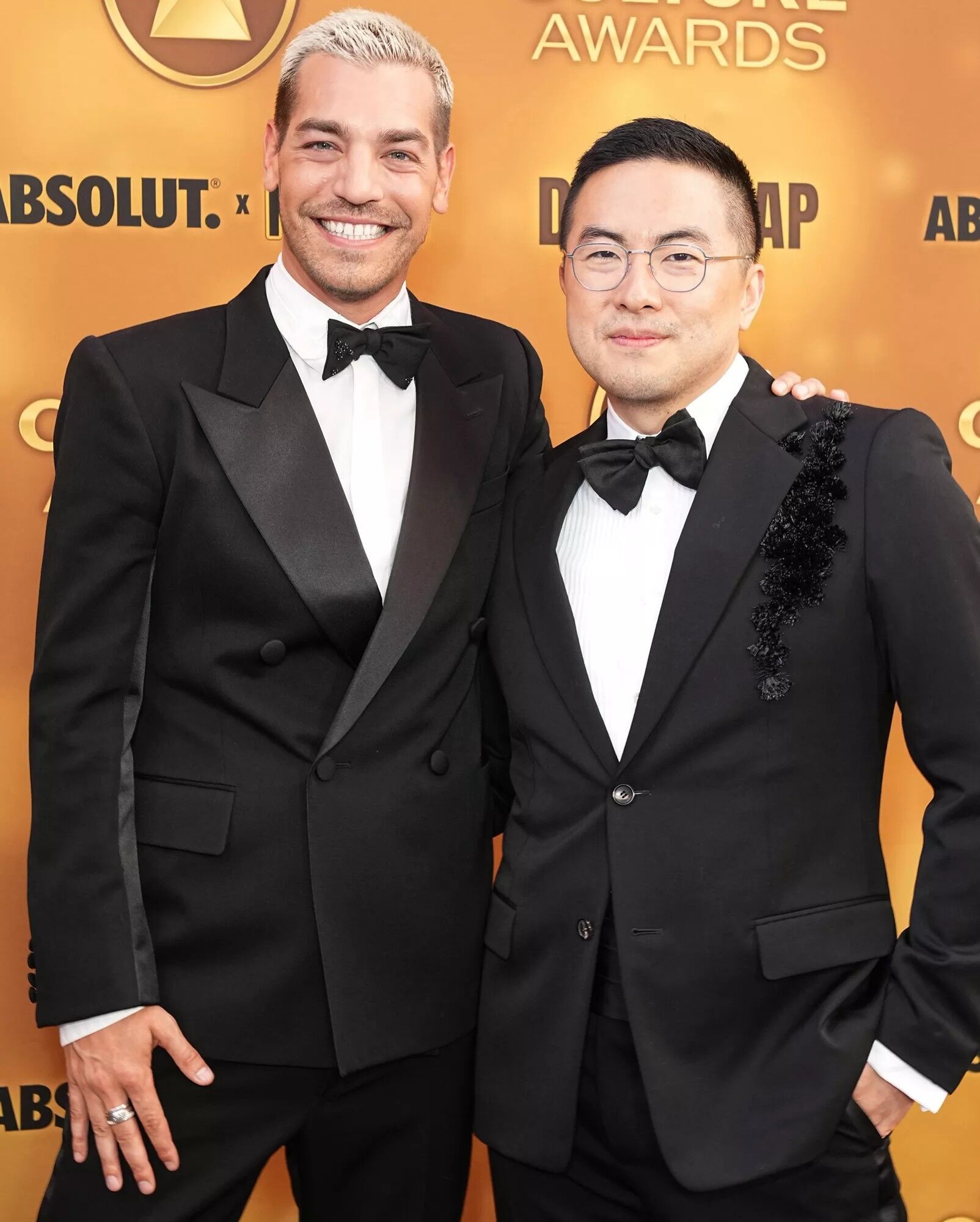 Matt Rogers and Bowen Yang at the 'Las Culturistas' Culture Awards in 2024