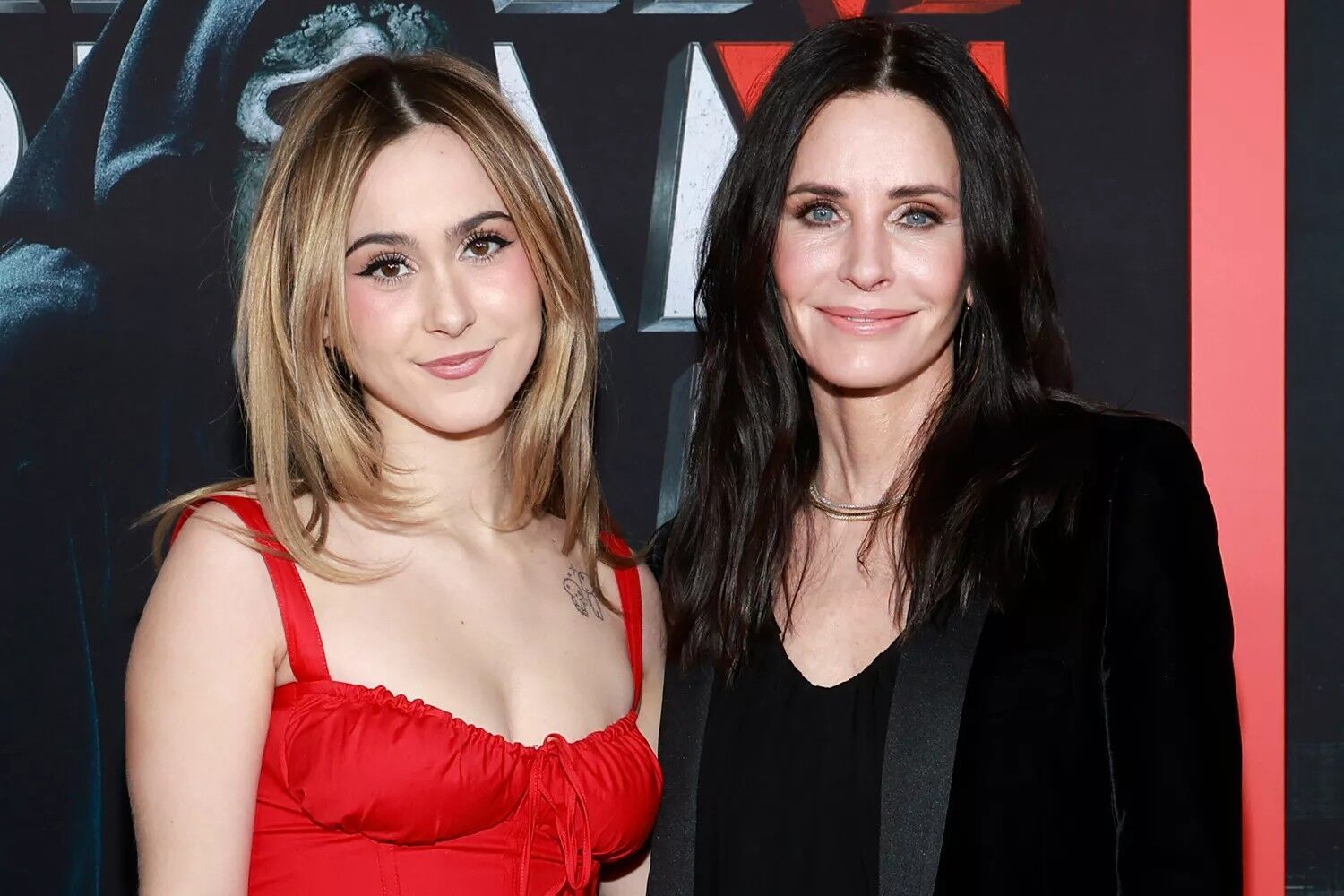 Coco Arquette and Courteney Cox.