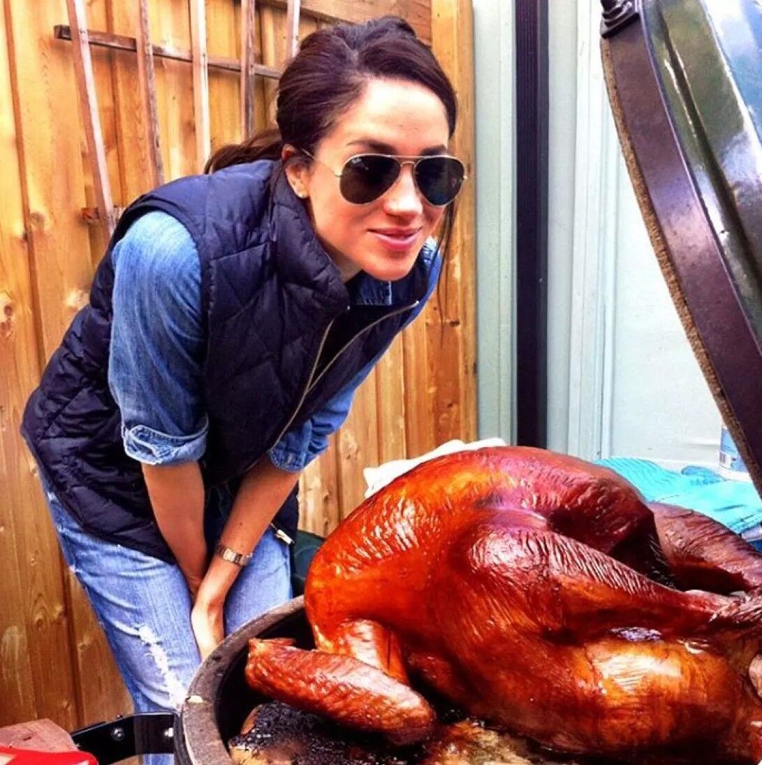 Meghan Markle and her turkey