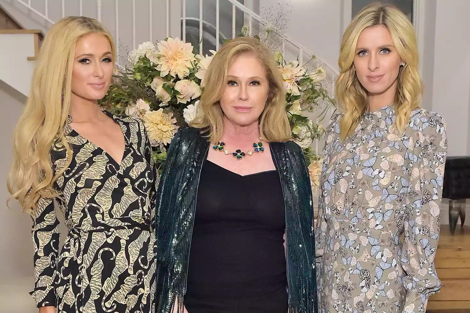 Kathy Hilton with daughters Paris and Nicky.