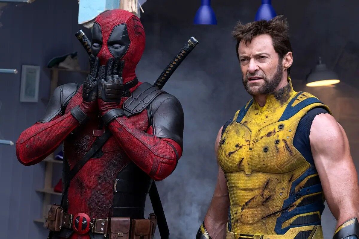 Ryan Reynolds and Hugh Jackman in “Deadpool & Wolverine”