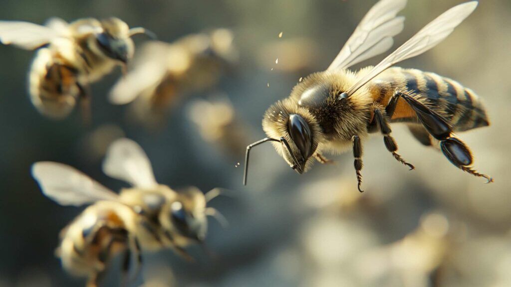 Spiritual meanings of bees flying around you