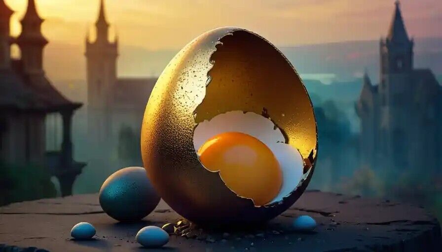 Cracked egg dream