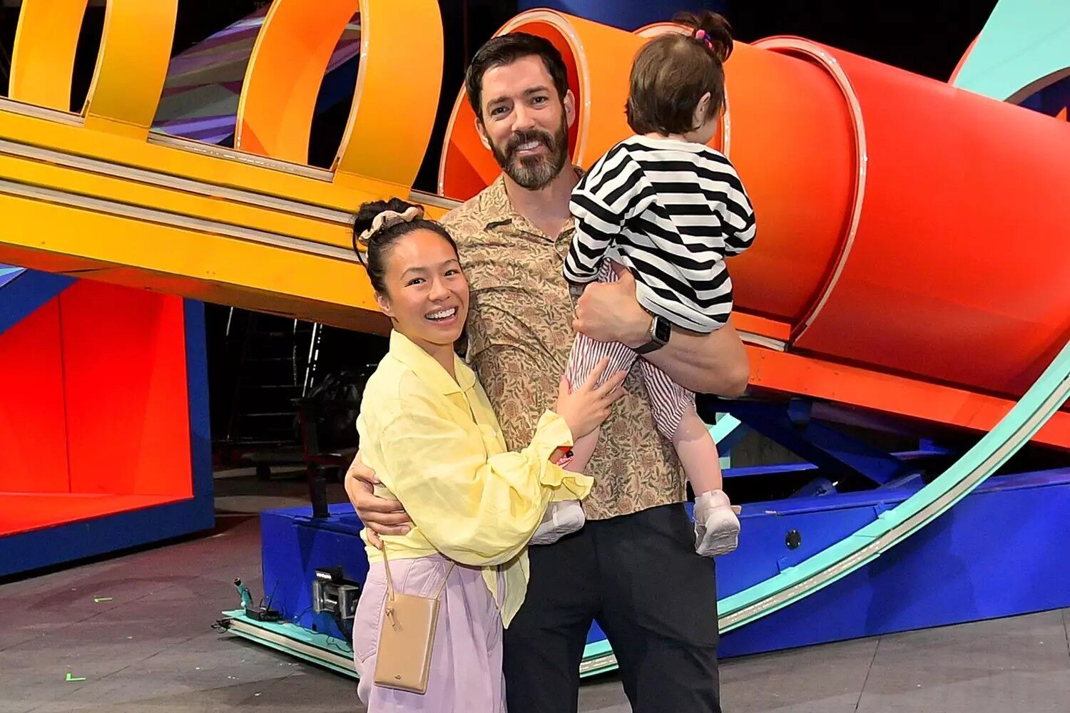 Linda Phan and Drew Scott at Ringling Bros. and Barnum & Bailey, The Greatest Show On Earth VIP Event at Crypto.com Arena on August 24, 2024.