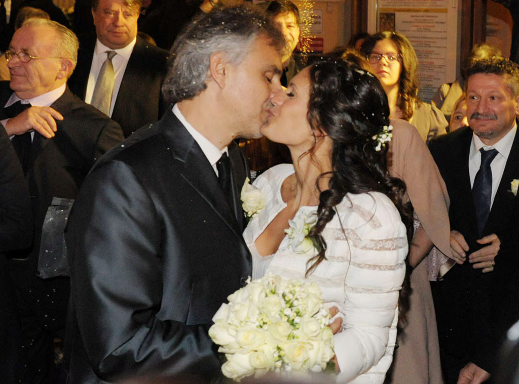 Andrea Bocelli and Veronica Berti