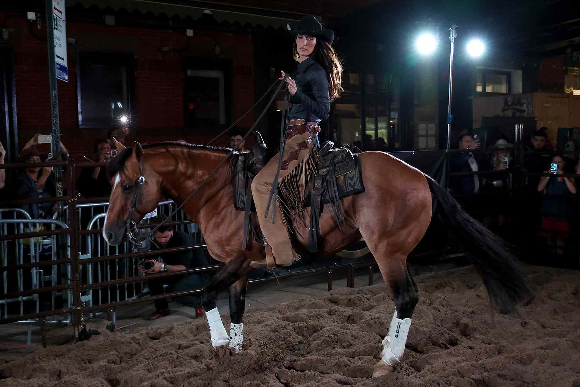 Bella Hadid Wins Rookie of the Year in Rodeo