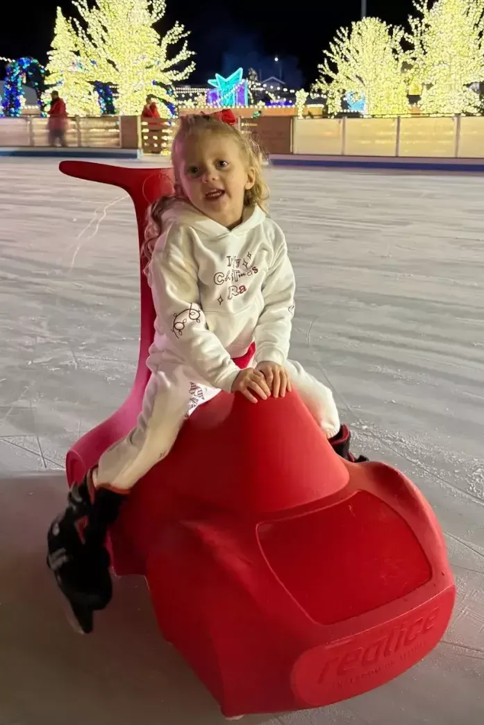 Brittany and Patrick Mahomes Share a Festive Ice Skating Outing with Their Kids