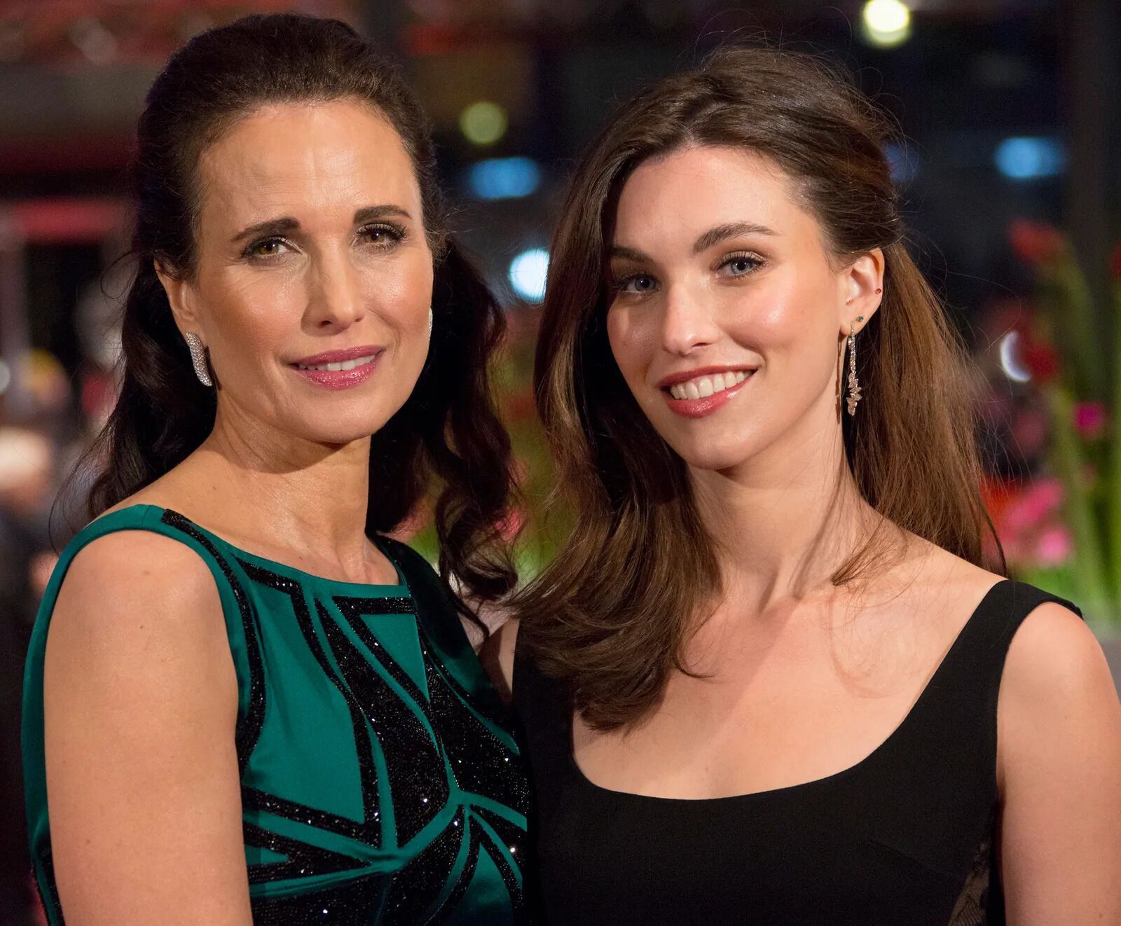 Andie MacDowell and Rainey Qualley