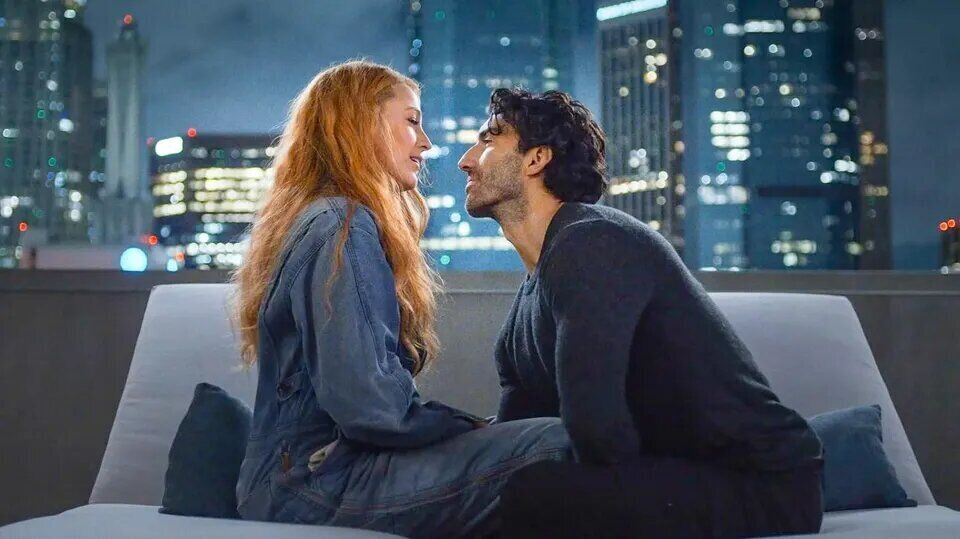 Blake Lively and Justin Baldoni in 'It Ends with Us.'.