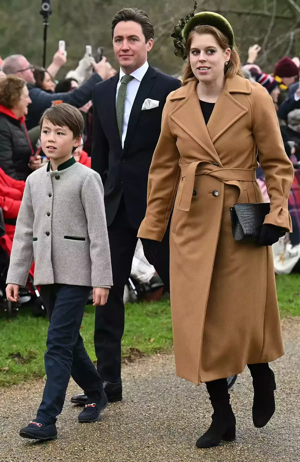 King Charles and Queen Camilla Lead Royal Family Christmas Walk