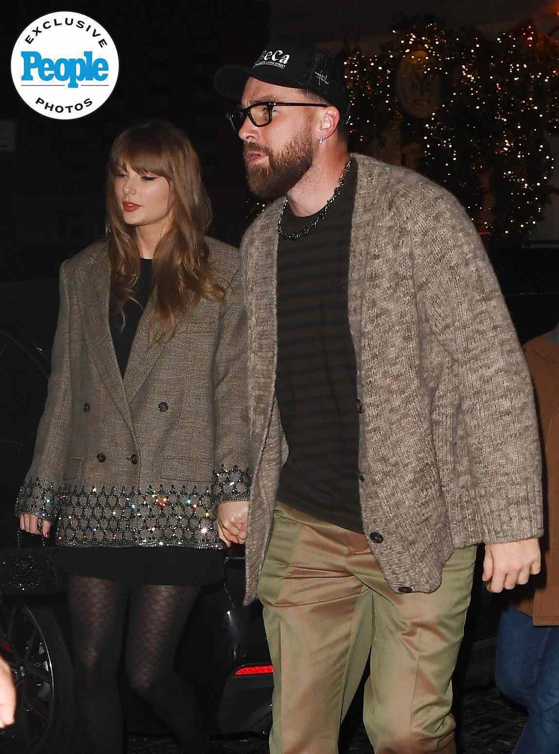 Taylor Swift and Travis Kelce Enjoy Double Date with Margaret Qualley and Jack Antonoff in NYC