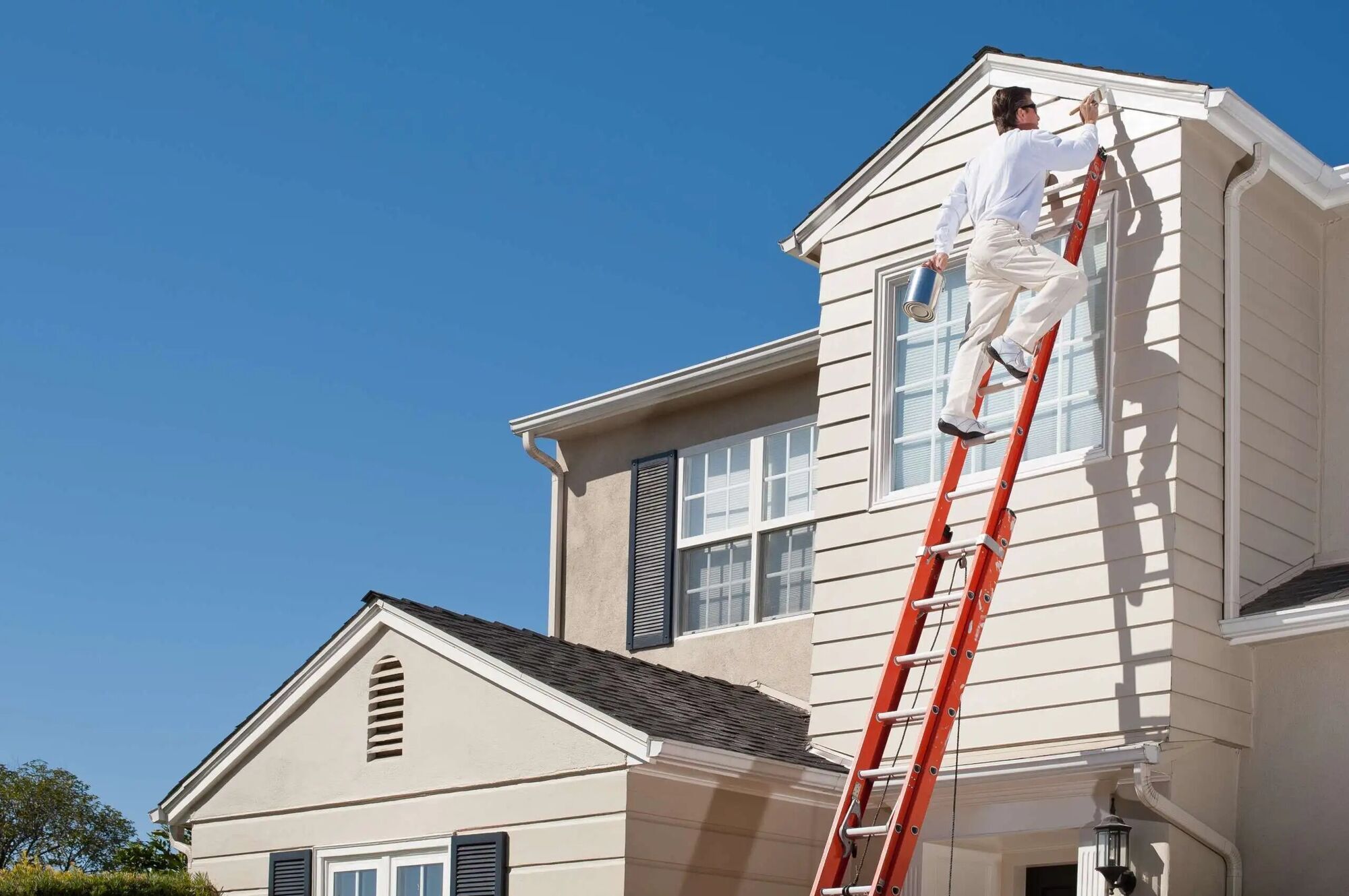 Repainting a house