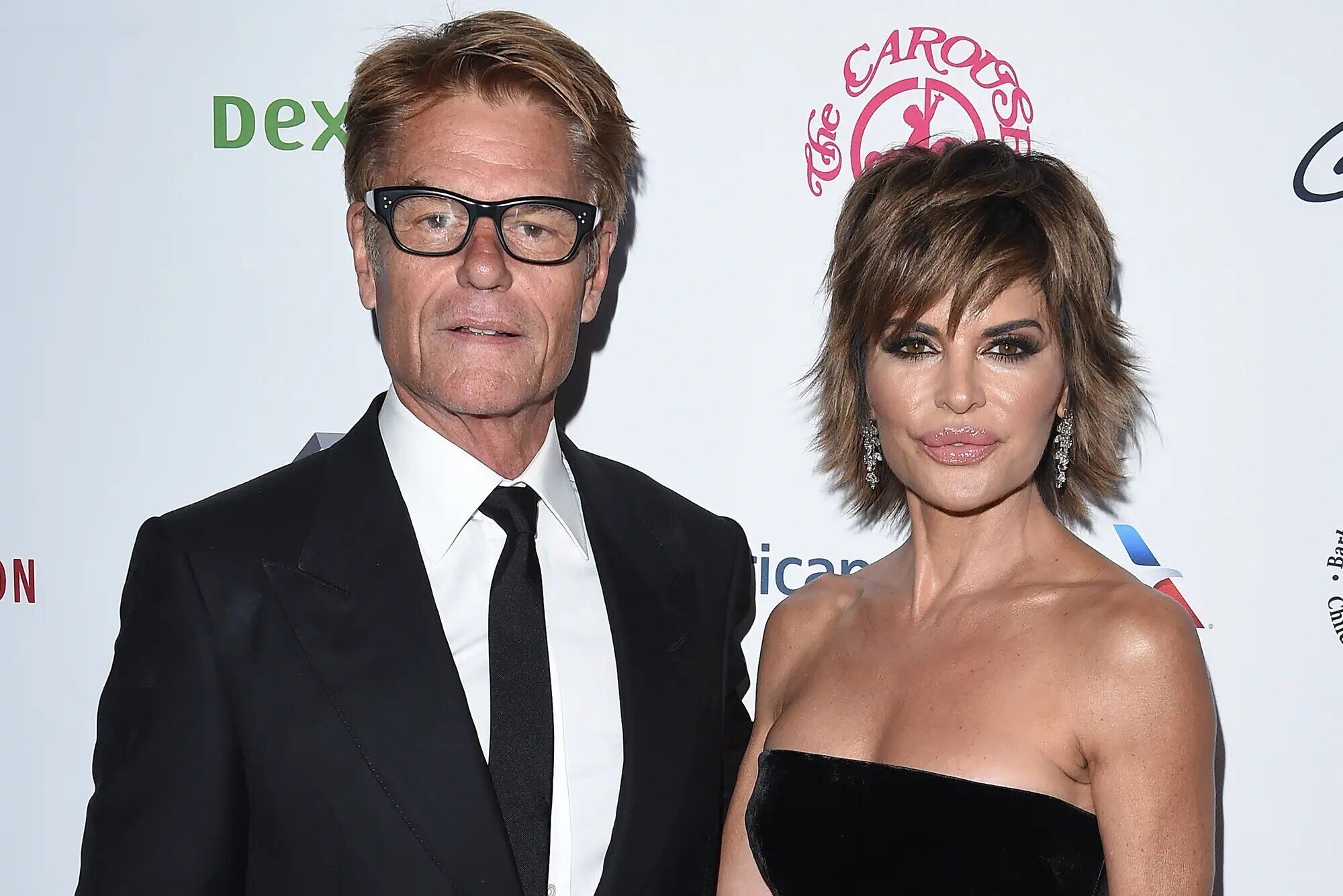 Lisa Rinna and Harry Hamlin