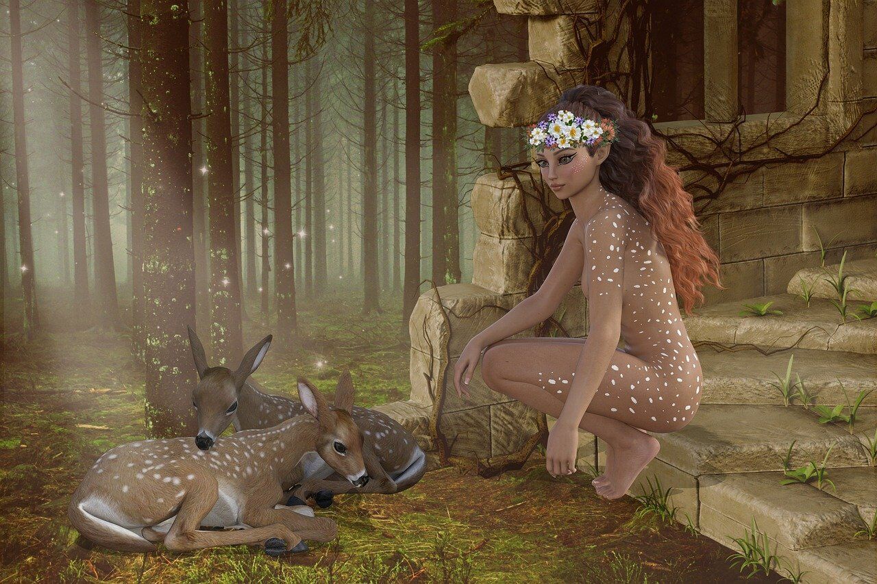 Deer in the mythology of different nations and cultures