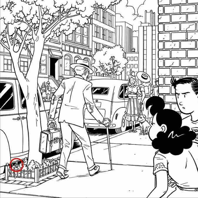 Try to find the hidden ring in this busy street picture in 12 seconds