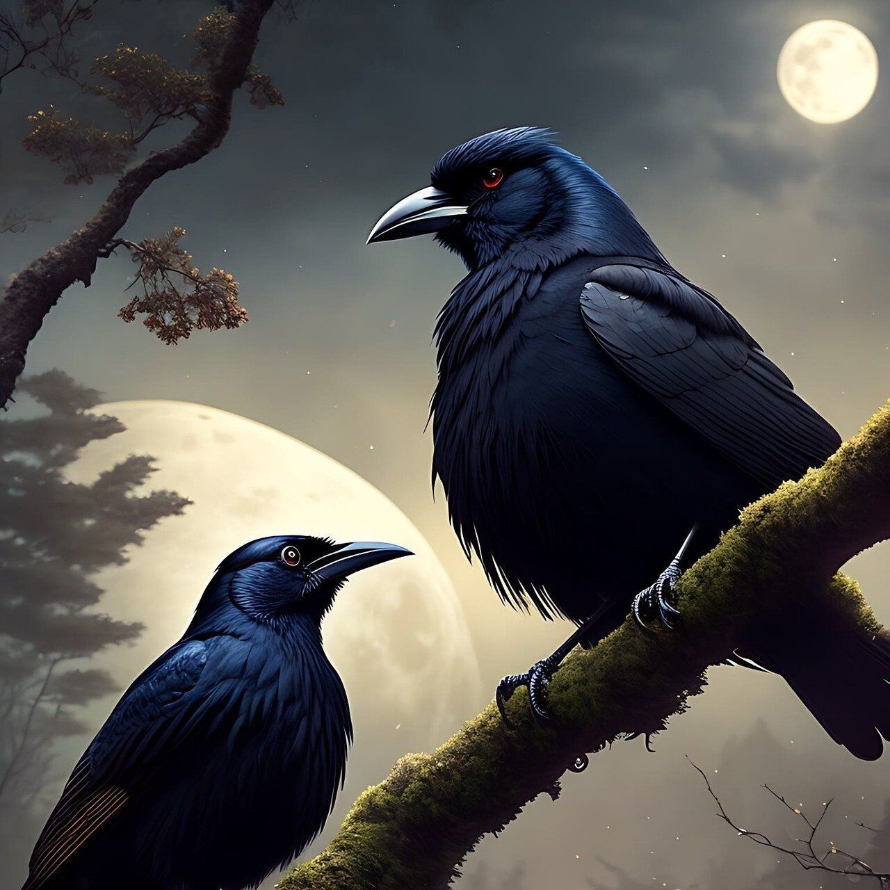 The number of crows is a spiritual meaning