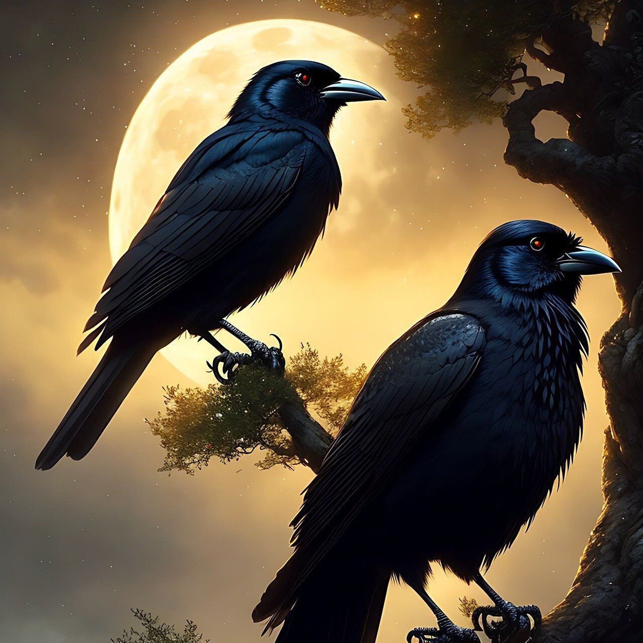 Lots of crows – symbolism of the meeting